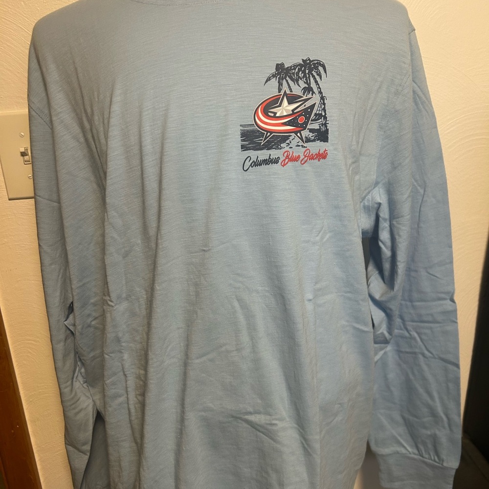 Columbus Blue Jackets Margaritaville l Long Sleeve Shirt XXL NWT